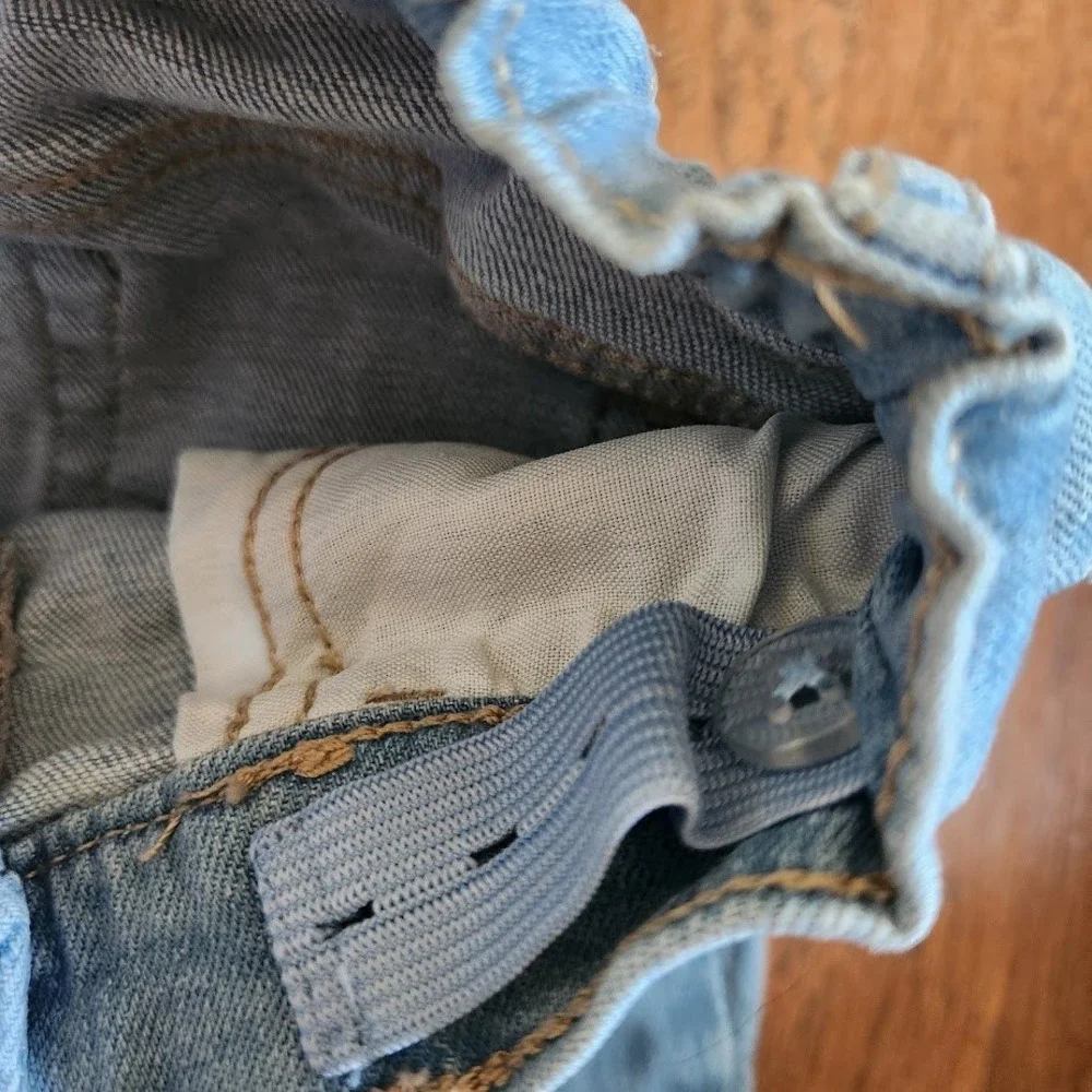 The Childrens Place Girls Super Skinny Light Wash Blue Denim Jeans Size 4T 617